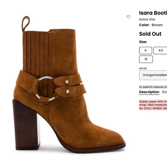 Dolce Vita Isara Bootie 9.5 - Picture 2 of 10